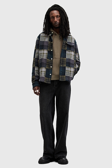 HOPTON LS SHIRT KHAKI GREEN 3