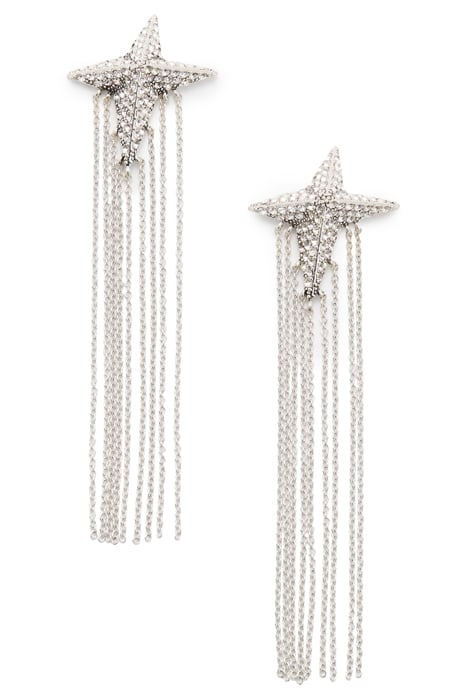 AURORA STAR EARRINGS WARM SILVER 1