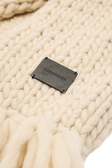 AMBER MIX SCARF ECRU WHITE 3