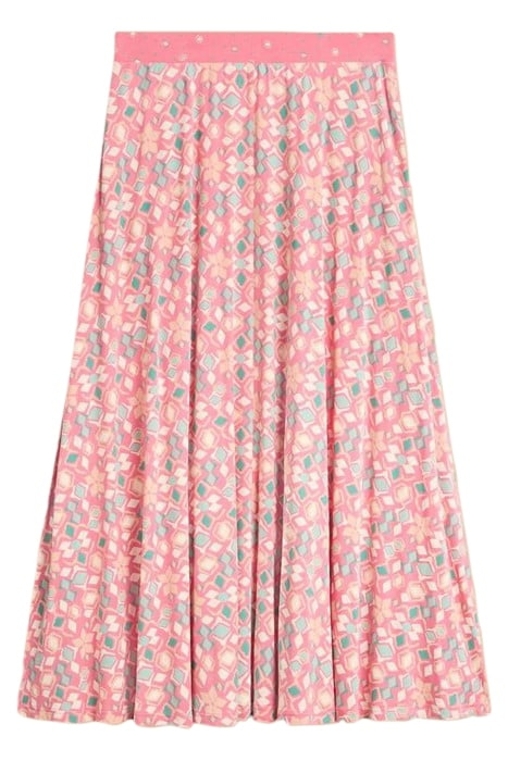 JADA MAXI SKIRT PINK MULTI 1