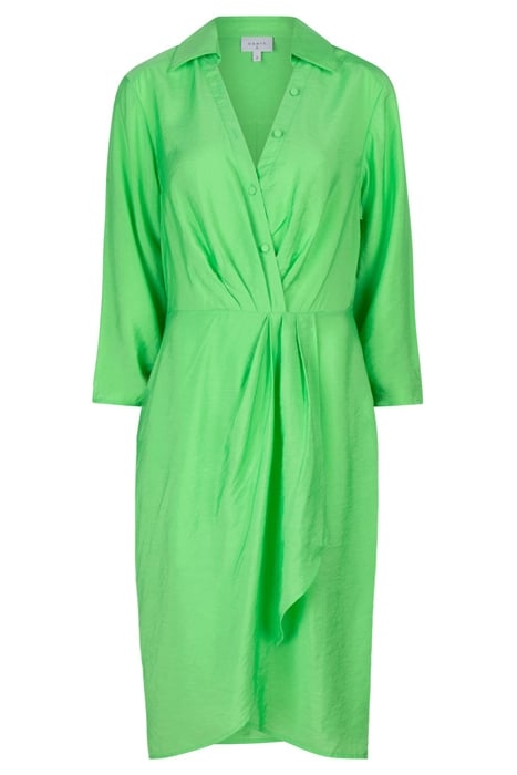 SUKA MIDI DRESS GREEN FLARE 8