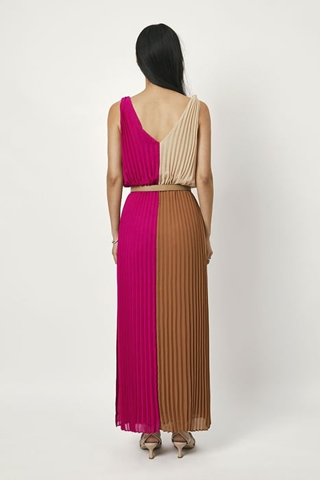 RUELLE COLOURBLOCK DRESS HIBISCUS PINK 6