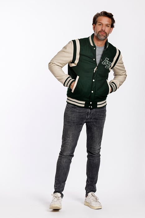 GENE JACKET GREEN / OFF WHITE 3