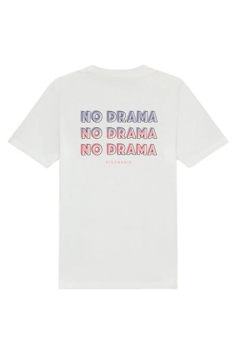 NO DRAMA T-SHIRT LAVENDER GREY 2