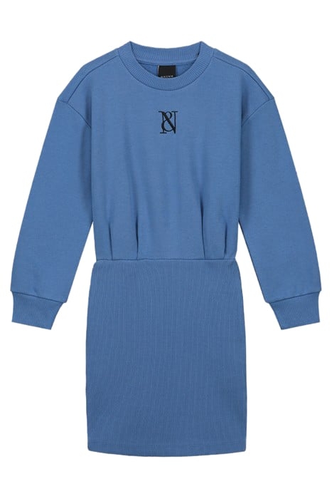 JULIA SWEATDRESS MEDIUM BLUE 1