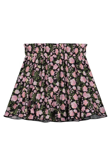 ILONA SKIRT BLACK/MULTI COLOR 2