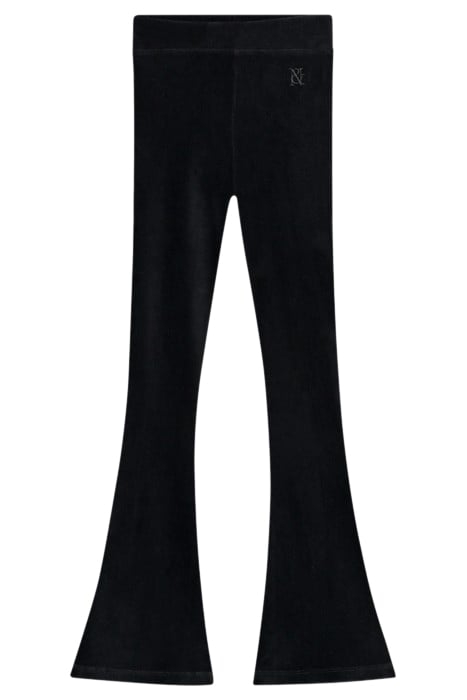 VELVET RIB LEGGING BLACK 1
