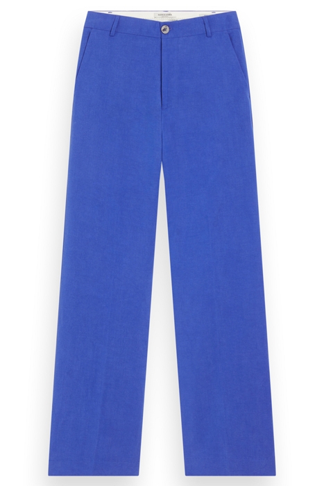EDIE - HIGH RISE WIDE LEG TROUSERS ELECTRIC BLUE 4