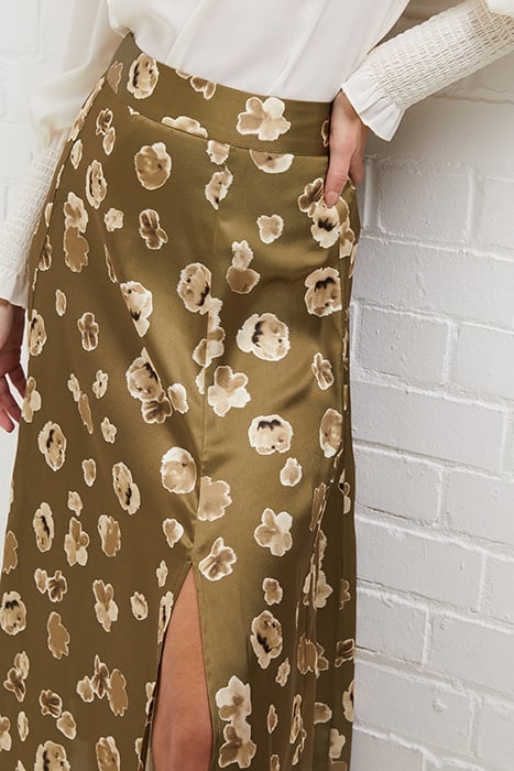 BRONWEN ALEEYA SATIN SKIRT NUTRIA 4