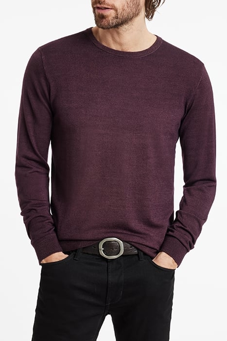CHASE LS MAGIC WASH CREW DARK PLUM 1