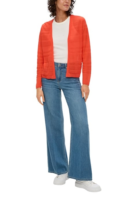 S.OLIVER CARDIGAN RED-CORAL 3