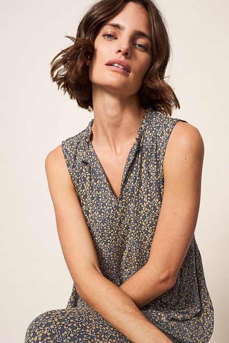 SONIA JERSEY MAXI DRESS GREY MULTI 3