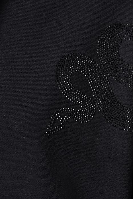 ETIE EMB ROSE HOODY BLACK 6