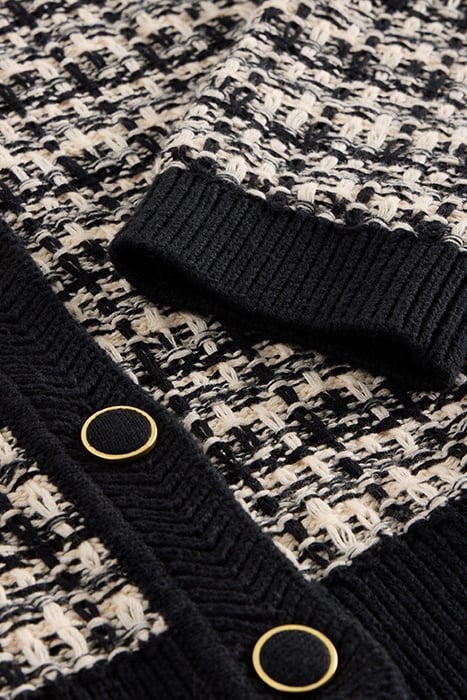 KELLY CARDI BLACK MULTI 6