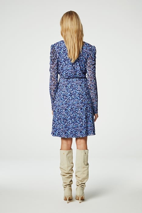 FLAKE DRESS VIOLETTA/BLACK 2