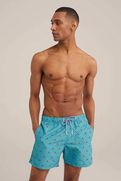 BEACH SHORT GREEN BLUE 1