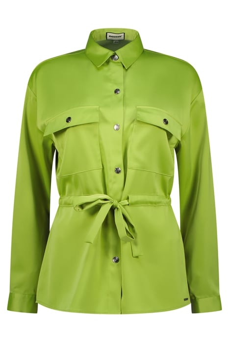LOUIS BLOUSE MOSS GREEN 1