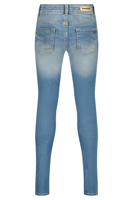 GIRLS CHELSEA CRAFTED JEANS MID BLUE STONE 2