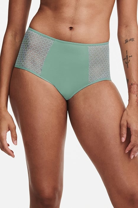 CO BO. FULL BRIEF STD HIGH W. TRELLIS GREEN 1