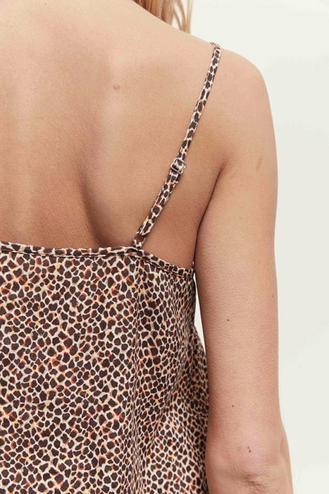 CHIARA - SAND TOP WITH MINI GIRAFFE PRINT 6