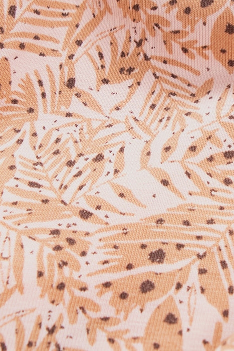 BABY GIRLS’ PEACH KNIT TROUSERS WITH LEAF PRINT 6