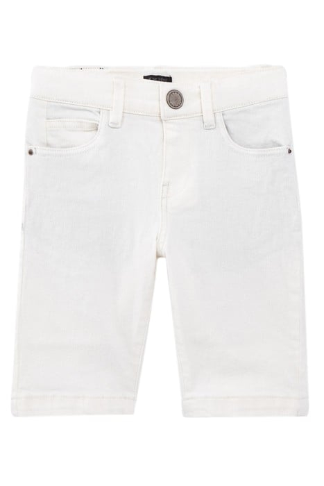 BOYS’ OFF-WHITE DENIM BERMUDA SHORTS 1
