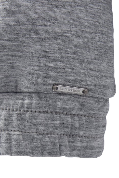 GIRLS’ GREY ZIPPED HOODED OVERSIZE CARDIGAN 6