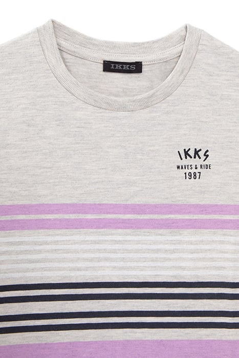 BOYS’ GREY STRIPED T-SHIRT 3