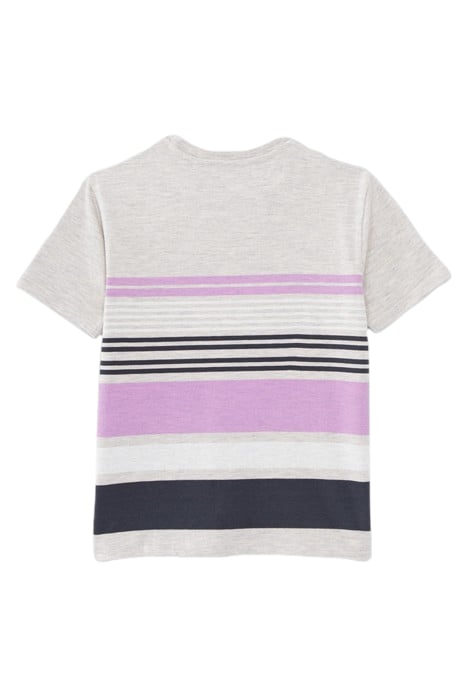BOYS’ GREY STRIPED T-SHIRT 2