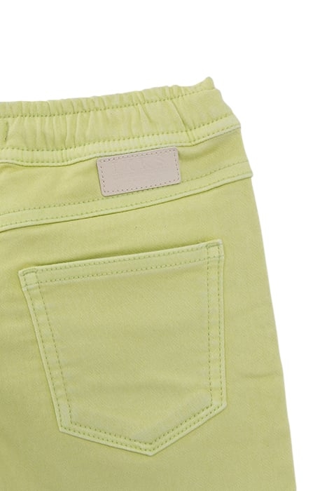 BOYS' LIME GREEN BERMUDA SHORTS WITH ELASTICATED WAIST 4