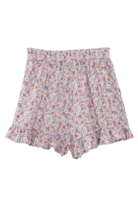 GIRLS’ LILAC LENZING™ ECOVERO™ FLOWER POWER PRINT SHORTS 1