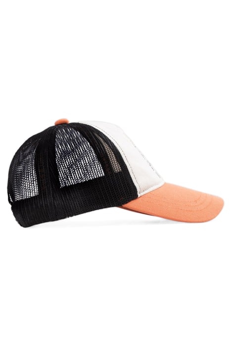 BOY'S TERRACOTTA CAP, ECRU AND BLACK MESH 5
