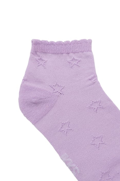GIRLS’ LILAC AND WHITE SHORT SOCKS 5