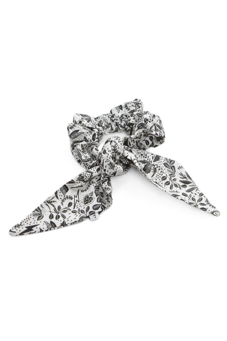 GIRLS’ BLACK SCARF SCRUNCHIE WITH ROCK JUNGLE PRINT 3