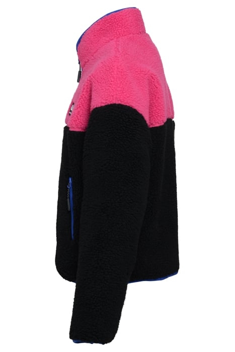 TIERS SHERPA JACKET BLACK-FUCHSIA PURPLE 3