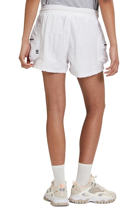 CRINKLE NYLON SHORTS WITH SIZE POCKETS WHITE 2