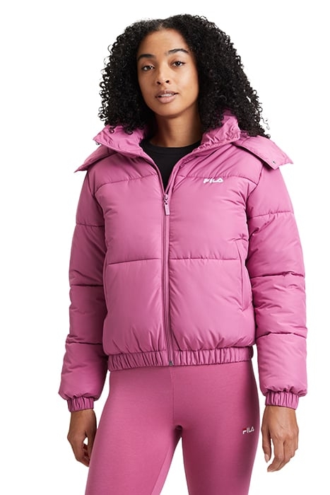 BUCHEN CROPPED PUFFER JACKET RED VIOLET 1