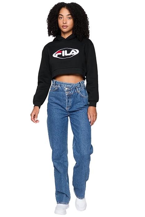 LAPALISSE CROPPED HOODY BLACK 3