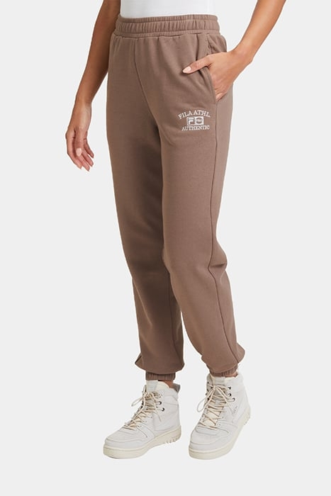 LINNA HIGH WAIST GRAPHIC SWEAT PANTS DEEP TAUPE 1