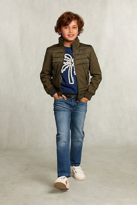 SHORT SPORTY JACKET OLIVERO KHAKI 3