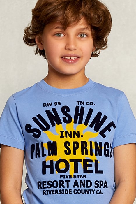 NORMAL FIT BASIC T-SHIRT NILE BLUE 4