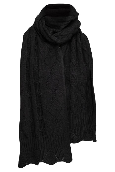 CECUBO SCARF BLACK 1