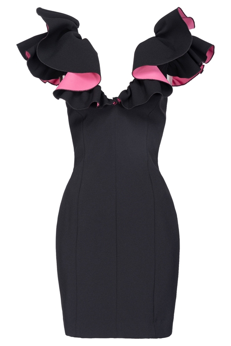 CONO DRESS BLACK/PINK 4