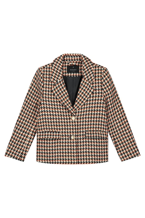 KOS BLAZER MULTI COLOR ORANGE BLACK 1