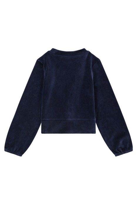 BIANCA VELVET TOP DARK BLUE 2