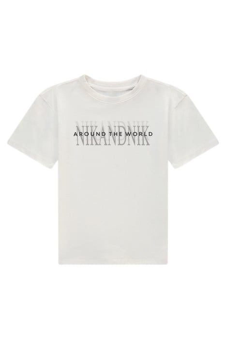AROUND THE WORLD T-SHIRT OFF WHITE 1