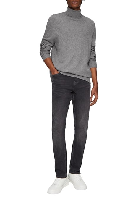 S.OLIVER-QS PULLOVER GREY/BLACK 2