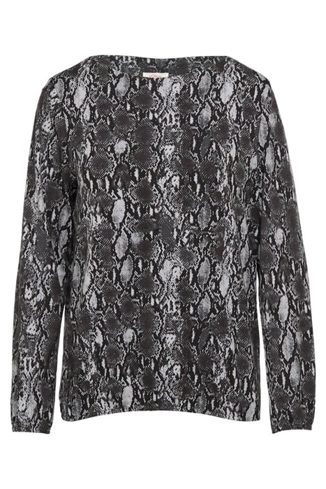 S.OLIVER T-SHIRTS GREY/BLACK 3